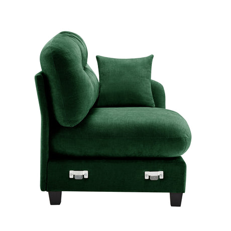 Chenille Green Sofa | OROA