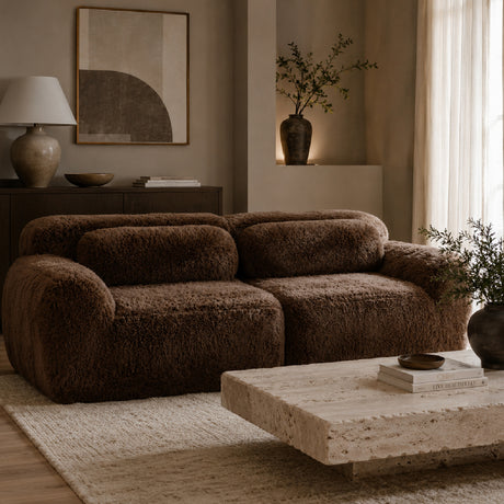 2-seater Modular Sectional Sofa Couches | OROA