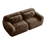 2-seater Modular Sectional Sofa Couches | OROA