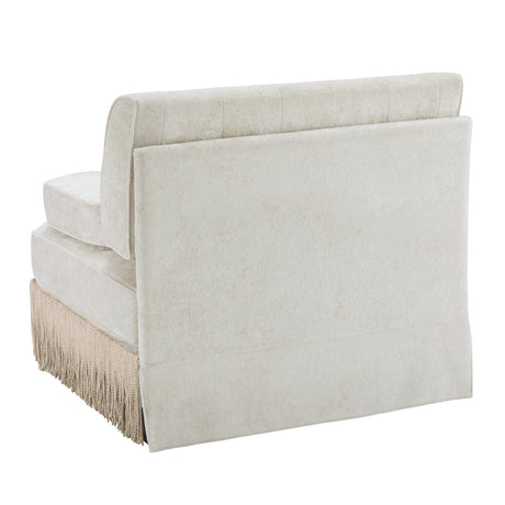 Beige Velvet Modular Sofa | OROA