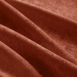 Red Brown Velvet Ottoman | OROA