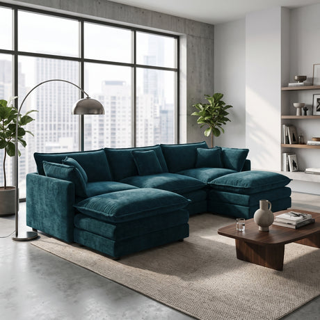 U-Shaped Minimalist Sectional Sofa | OROA