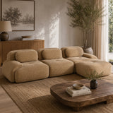 Camel L-shaped Modular Sofa | OROA