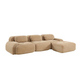 Camel L-shaped Modular Sofa | OROA