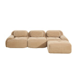 Camel L-shaped Modular Sofa | OROA