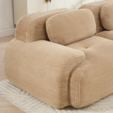 Corduroy U-Shaped Modular Sofa | OROA