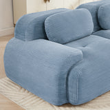 3-Seater Corduroy Modular Sofa | OROA