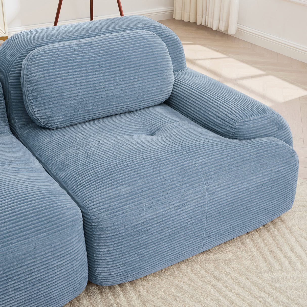 3-Seater Corduroy Modular Sofa | OROA