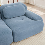 3-Seater Corduroy Modular Sofa | OROA