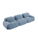 3-Seater Corduroy Modular Sofa | OROA