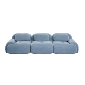 Modern European furniture - 3-Seater Corduroy Modular Sofa - www.oroa.com