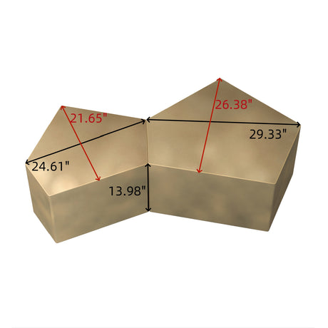 Irregular Pentagon Nesting Coffee Table | OROA