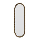 Gold Oval Retro Wall Mirror | OROA
