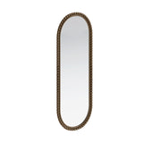 Gold Oval Retro Wall Mirror | OROA