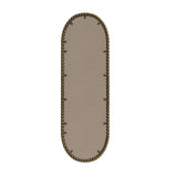 Gold Oval Retro Wall Mirror | OROA