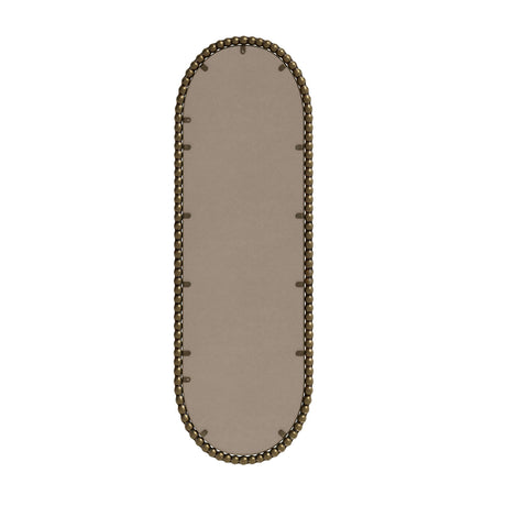 Gold Oval Retro Wall Mirror | OROA