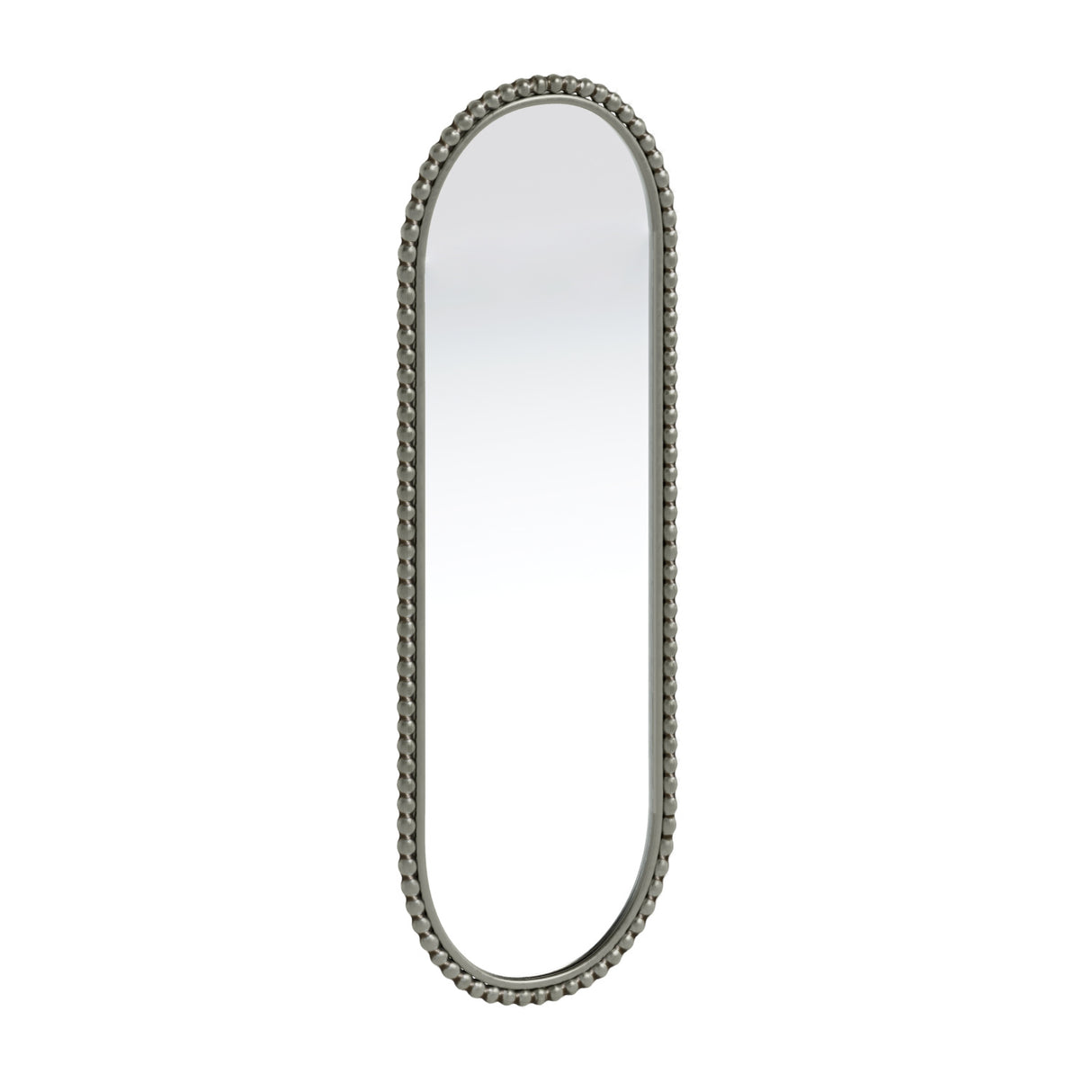 Antique Silver Oval Wall Mirror | OROA