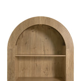 Mid Century Tall Arched Bookcase | OROA
