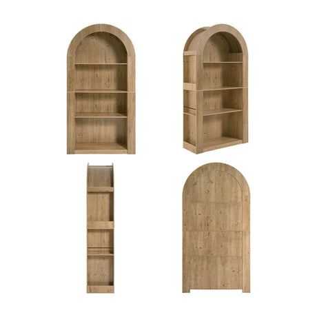 Mid Century Tall Arched Bookcase | OROA