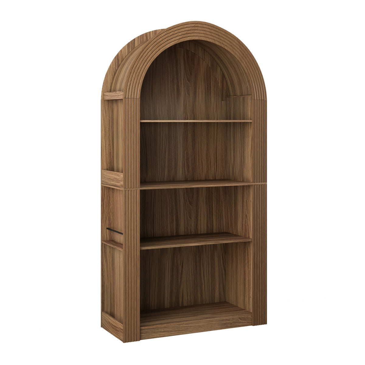 Modern 4-Tier Arched Bookcase | OROA