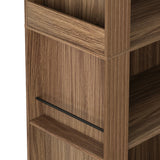 Modern 4-Tier Arched Bookcase | OROA