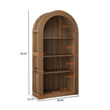 Modern 4-Tier Arched Bookcase | OROA