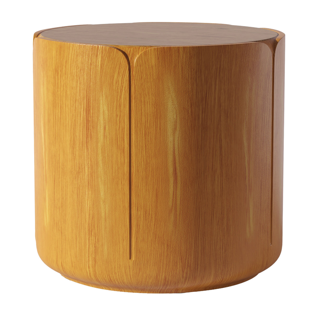 Indoor/ Outdoor Modern Wood Grain Side Table | OROA