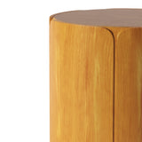 Indoor/ Outdoor Modern Wood Grain Side Table | OROA