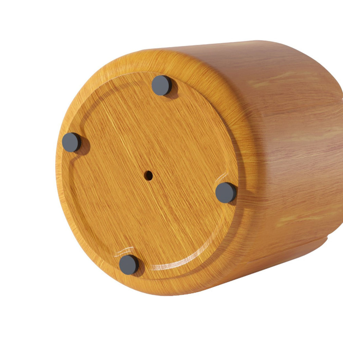 Indoor/ Outdoor Modern Wood Grain Side Table | OROA