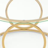 Modern Glass Round Coffee Table - OROA - view 6