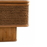 Vintage Square Rattan Coffee Table | OROA