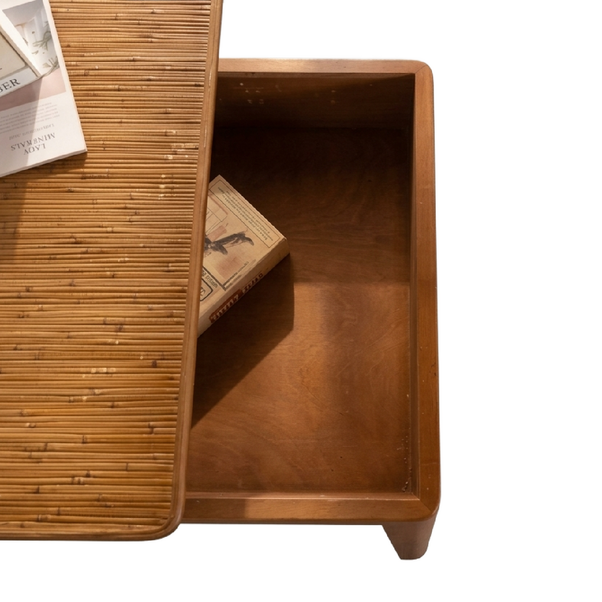 Vintage Square Rattan Coffee Table | OROA