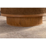 Rattan Round Retro Coffee Table | OROA
