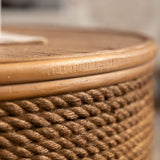 Rattan Round Retro Coffee Table | OROA