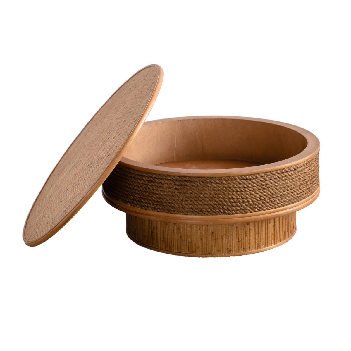 Rattan Round Retro Coffee Table | OROA