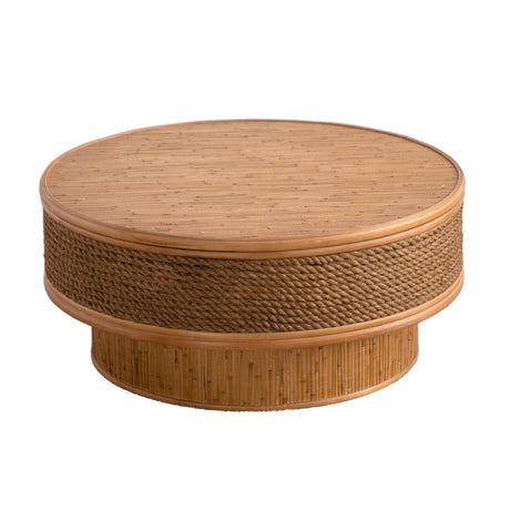 Rattan Round Retro Coffee Table | OROA
