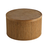 Modern European furniture - Inlaid Rattan Nesting Coffee Table Set - www.oroa.com