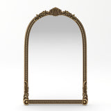 Vintage Gold Arch Relief Wall Mirror | OROA
