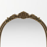 Vintage Gold Arch Relief Wall Mirror | OROA