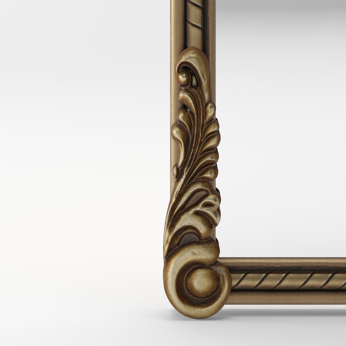 Vintage Gold Arch Relief Wall Mirror | OROA