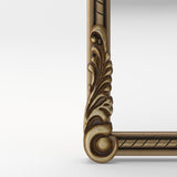 Vintage Gold Arch Relief Wall Mirror | OROA