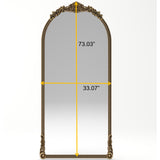 Modern European furniture - Arch Oval Vintage Wall Mirror - www.oroa.com