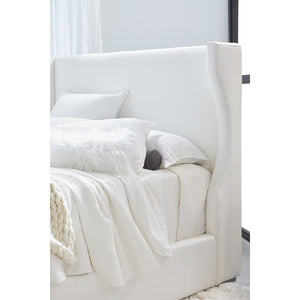   White Upholstered Bed | Oroa.com