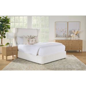   White Upholstered Bed | Oroa.com