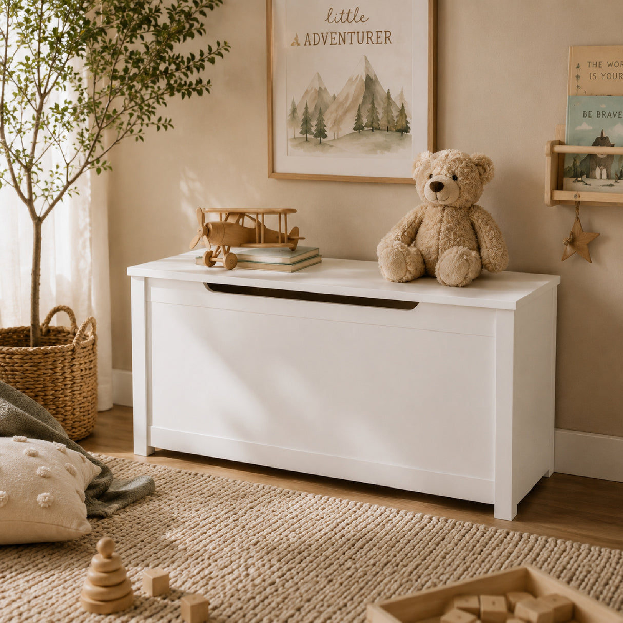Kids Wooden Toy Box Storage | OROA Kids