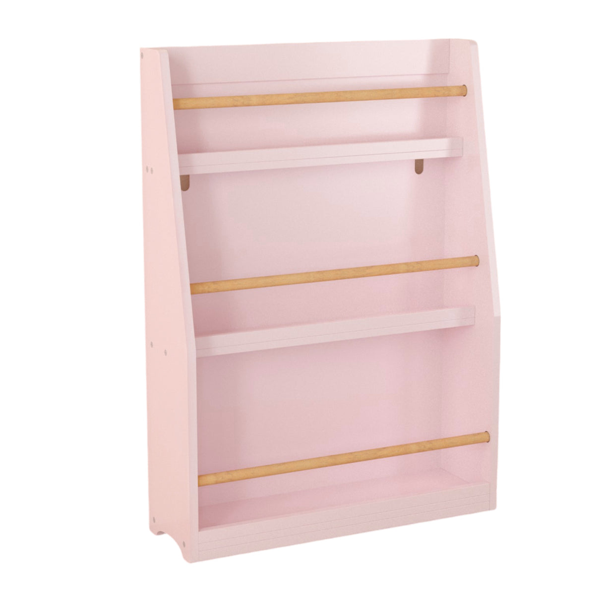 3-Tier Pink Kids Bookshelf Storage Rack | OROA Kids
