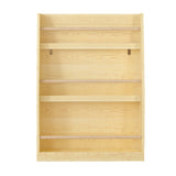 3-Tier Natural Finish Kids Bookshelf Storage Rack | OROA Kids