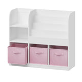Kids Bookcase with Fabric Drawers | OROA Kids