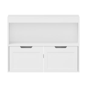 Modern European furniture - White Wooden Book an Toy Organizer - www.oroa.com