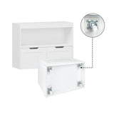 White Wooden Book an Toy Organizer | OROA Kids